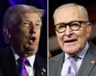 Top Democrat calls Trump ‘extremely sick person’ after president posts death threats against Iran – live