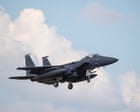 Middle East crisis live: one crew member rescued from US fighter jet shot down by Iran, say reports