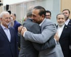 Trump says peace deal with Iran ‘largely negotiated’ with strait of Hormuz to open