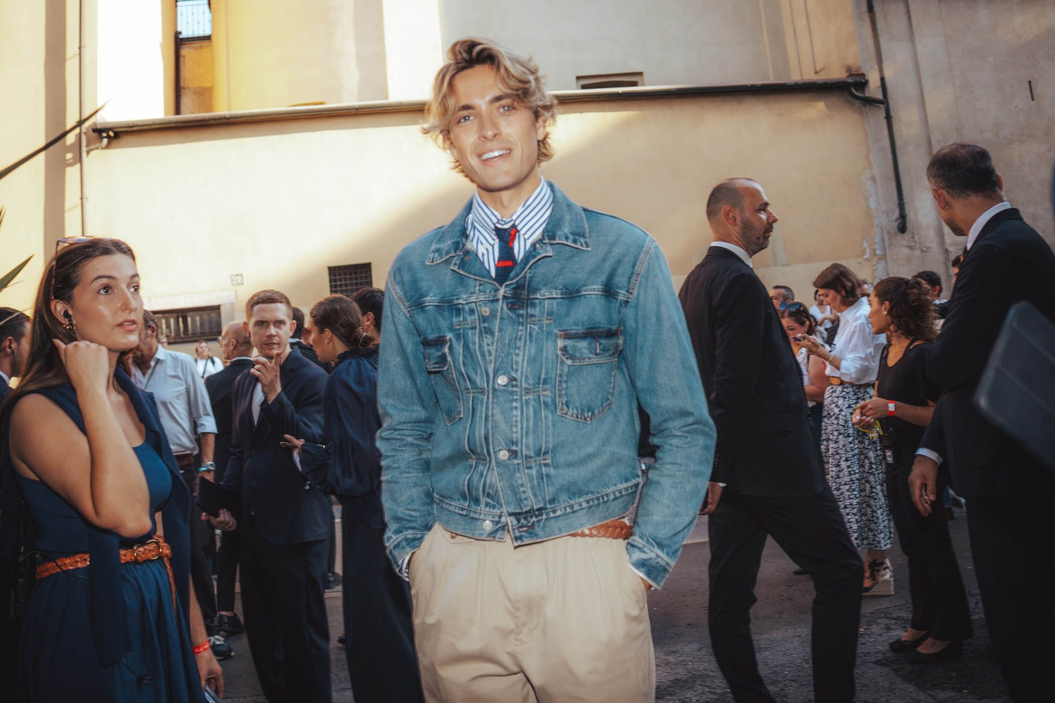 Forza Italia! The Best Street Style Photos From the Spring 2027 Menswear Shows in Florence
